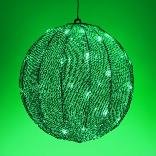 8" Green Polymesh Light Ball Cover