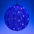 8" Blue Polymesh Light Ball Cover