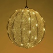8" Gold Polymesh Light Ball Cover