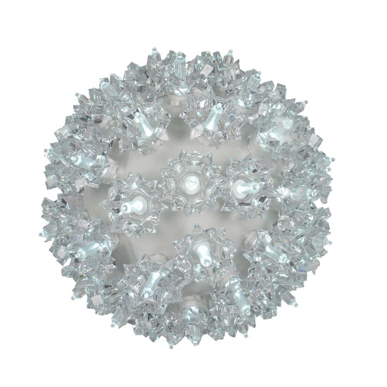 6" Cool White T5 LED Starlight Sphere, 50 Lights