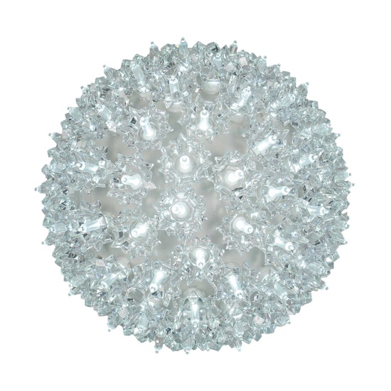 7.5" Cool White T5 LED Starlight Sphere, 100 Lights