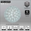 7.5" Cool White T5 LED Starlight Sphere, 100 Lights