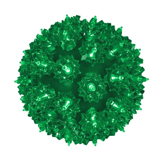 6" Green T5 LED Starlight Sphere, 50 Lights