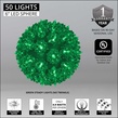 6" Green T5 LED Starlight Sphere, 50 Lights
