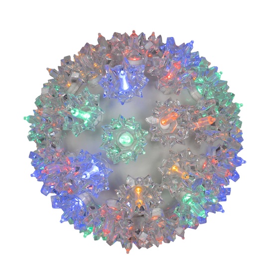 6" Multicolor T5 LED Starlight Sphere, 50 Lights