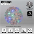 6" Multicolor T5 LED Starlight Sphere, 50 Lights