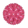 6" Pink T5 LED Starlight Sphere, 50 Lights