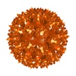 6" Amber T5 LED Starlight Sphere, 50 Lights