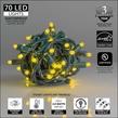 70 D5 TM Gold Lux360 TM LED Christmas Lights, 4" Spacing