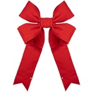 Red Structural 3D Canvas Christmas Bow
