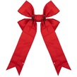 15" Red Structural 3D Canvas Christmas Bow