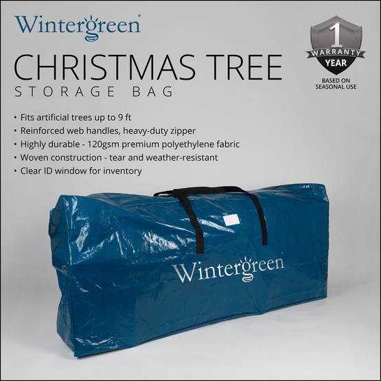 Wintergreen Christmas Tree Storage Bag for 6-9' Trees