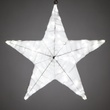 18" LED White Folding Polymesh Star, White Lights 