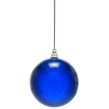 4" Blue Shatterproof Commercial Christmas Ornament, Candy Finish