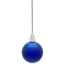Blue Shatterproof Commercial Christmas Ornament, Matte Finish