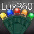 70 D5 TM Multi Color Lux360 TM LED Christmas Lights, 4" Spacing