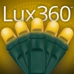 70 D5 TM Gold Lux360 TM LED Christmas Lights, 4" Spacing