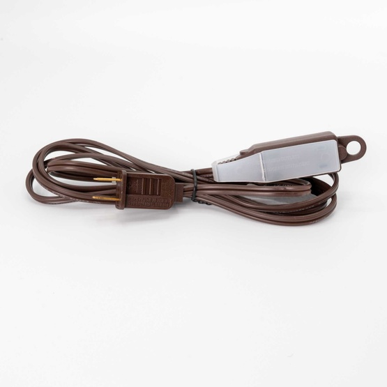 6' Brown Household Extension Cord, Indoor Use