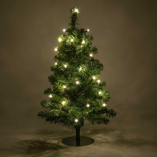 2' Winchester Fir Lux360 TM Prelit Walkway Tree with 85 LED Warm White Lights