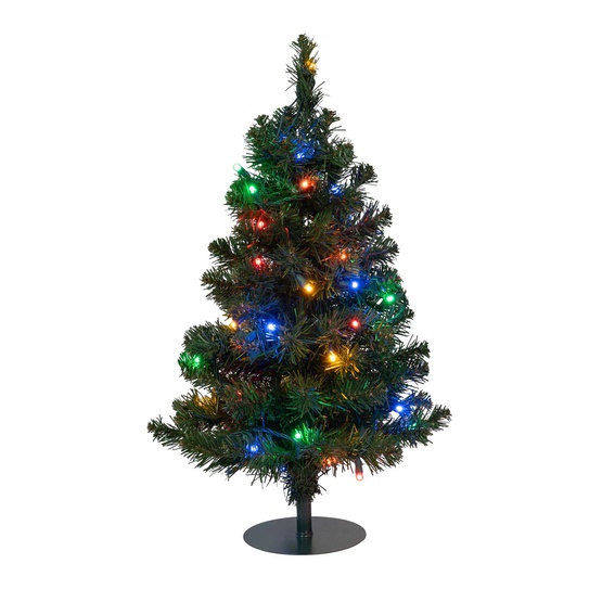 2' Winchester Fir Lux360 TM Prelit Walkway Tree with 85 LED Multicolor Lights