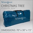 Wintergreen Christmas Tree Storage Bag for 6-9' Trees