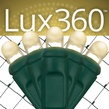 4' x 6' Lux360 TM Warm White D5 TM LED Net Lights, Green Wire