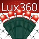 Lux360<sup>TM</sup> Red D5<sup>TM</sup> LED Net Lights, Green Wire