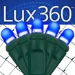 4' x 6' Lux360 TM Blue D5 TM LED Net Lights, Green Wire