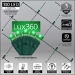 4' x 6' Lux360 TM Green D5 TM LED Net Lights, Green Wire