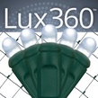4' x 6' Lux360 TM Cool White D5 TM LED Net Lights, Green Wire