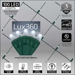 4' x 6' Lux360 TM Cool White D5 TM LED Net Lights, Green Wire