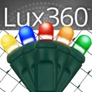 Lux360<sup>TM</sup> Multicolor D5<sup>TM</sup> LED Net Lights, Green Wire