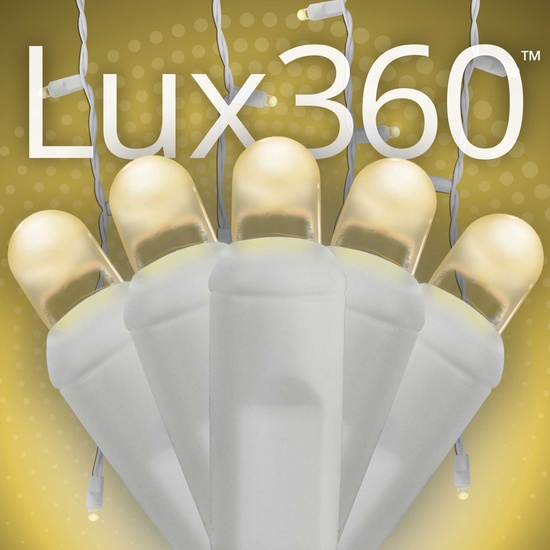 70 Lux360 TM D5 TM Warm White LED Icicle Lights
