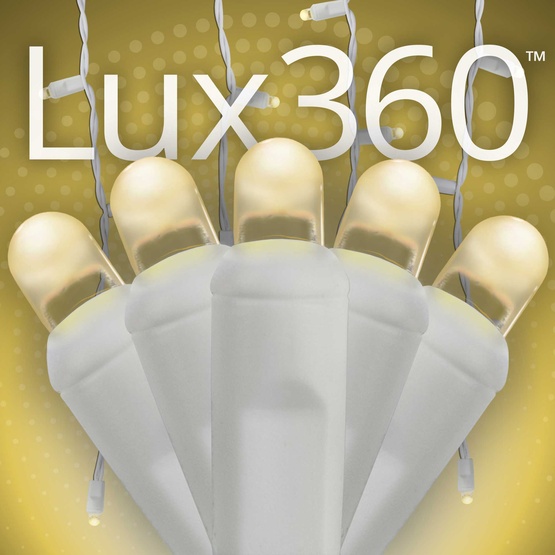 70 Lux360 TM D5 TM Warm White LED Icicle Lights