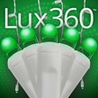 70 Lux360 TM D5 TM Green LED Icicle Lights