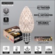 C7 SoftTwinkle Warm White OptiCore LED Christmas Light Bulbs, Box of 25