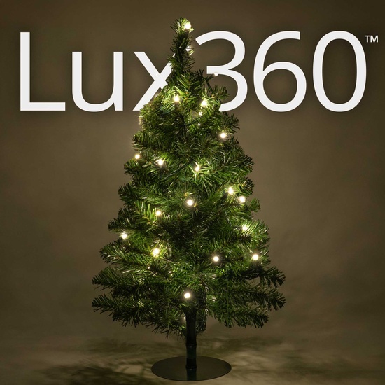 2' Lux360 TM D5 TM Winchester Fir Prelit Walkway Tree with 85 LED Warm White Lights