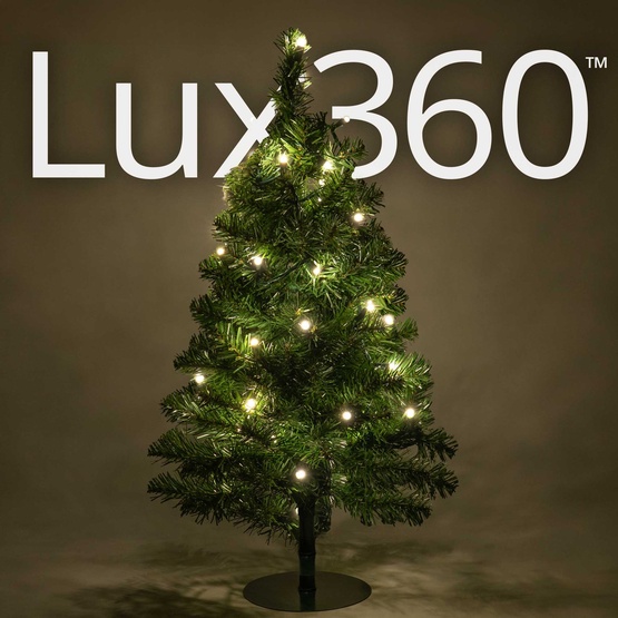 2' Lux360 TM D5 TM Winchester Fir Prelit Walkway Tree with 85 LED Warm White Lights