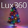 2' Lux360 TM D5 TM Winchester Fir Prelit Walkway Tree with 85 LED Multicolor Lights