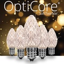 C7 SoftTwinkle&reg; Warm White OptiCore&reg LED Christmas Light Bulbs