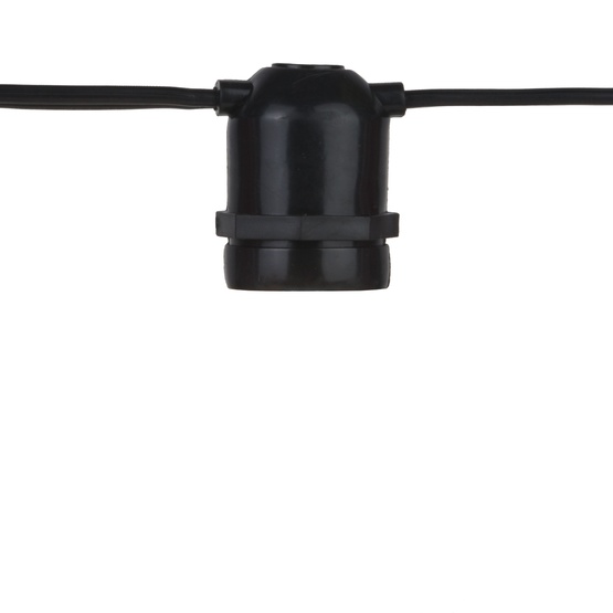 Outdoor Patio String Lights 54 E26 Commercial Light 54 E26 Commercial Patio Light Stringer Spt2 Black Wire 24 Spacing