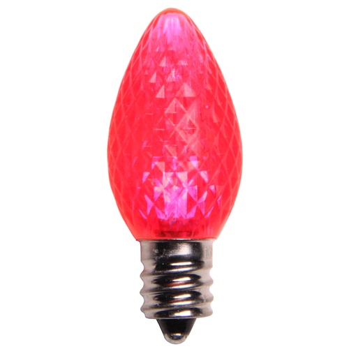 C7 Pink LED Christmas Light Bulbs