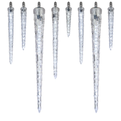 C7, 9" LED Falling Icicle Bulb, Single Bulb