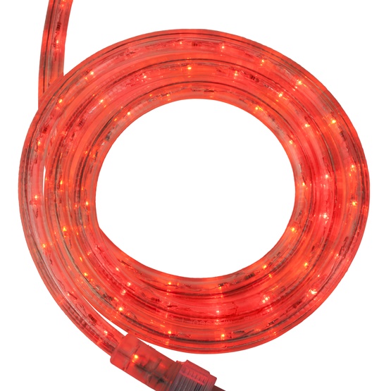 LED Rope Lighting - 30 Red LED Rope Light, 120 Volt