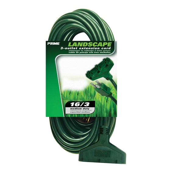 Green Light Wire 35 Green Medium Duty Extension Cord Indoor Outdoor Use