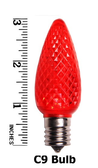 C9 120V Slow Color Change LED Replacement Lamp, Package of 25