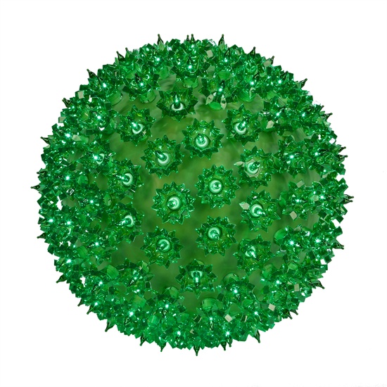 6" Green T5 LED Starlight Sphere, 50 Lights