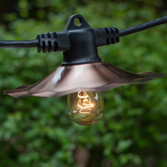 Outdoor Patio String Lights 35 E26 Commercial Light 35 E26 Commercial Patio Light Stringer Sjtw Black Wire 60 Spacing