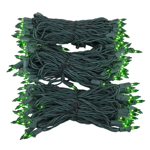 Christmas Mini Lights Commercial 150 Green Christmas Mini Lights, 6