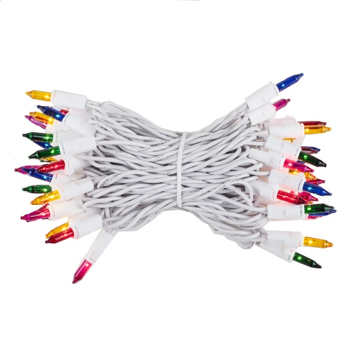 White Christmas Lights 50 Multi Color Mini Christmas Lights, 4